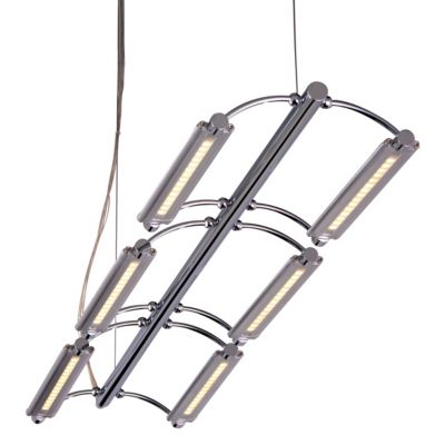 Helix LED 6-Light Linear Suspension by ET2 Lighting - Starlight Lighting USA and Canada
